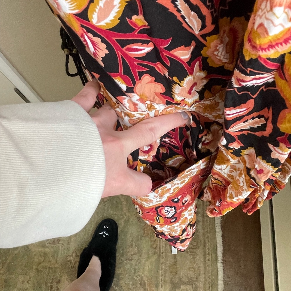 Rust 70s Mini Dress - Picture 3 of 7